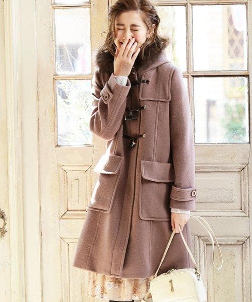 JILL by JILL STUART フロッシーモッサ ダッフルコート S - メルカリ