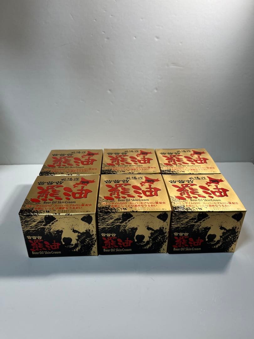 羆の油スキンクリーム50g６本セット