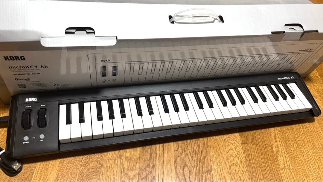 KORG microKEY2 Air 49鍵 ワイヤレス MIDIキーボード - メルカリ