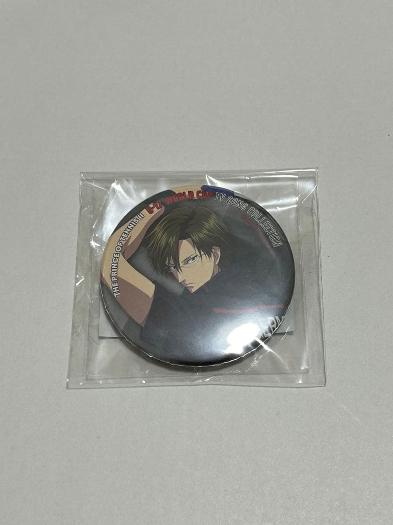 テニスの王子様　手塚　アルバム絵柄　缶バッジ ソル・インターナショナル：新商品情報が到着！【復刻イラスト 缶