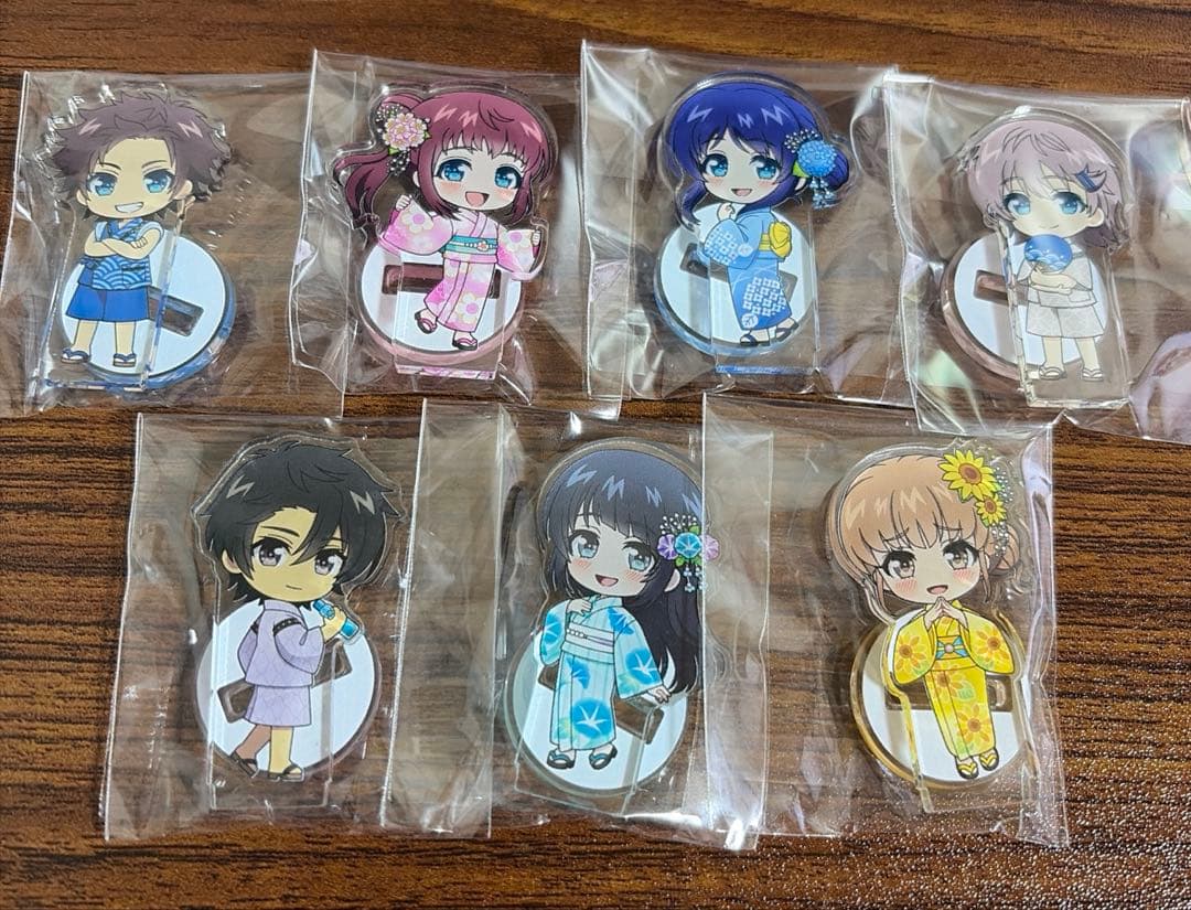 凪のあすから　宿泊特典　アクリルスタンド　7種セット