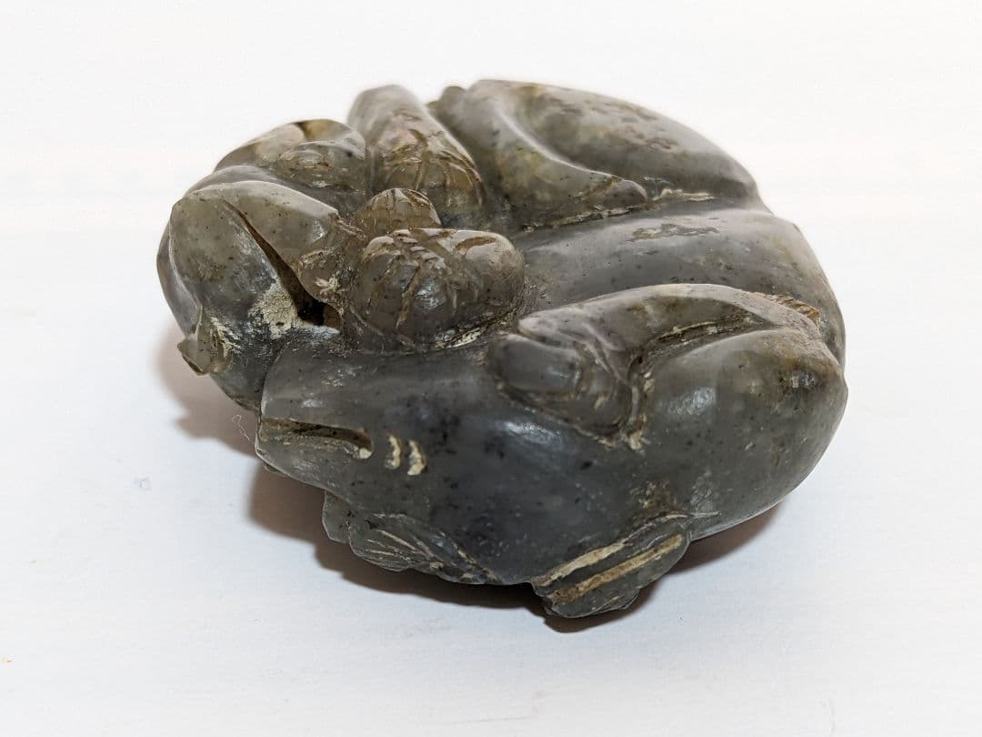 ⭐中国清時代 麒麟 文鎮 文房四宝 玉石文化 古玉 根付け 古美術品 骨董