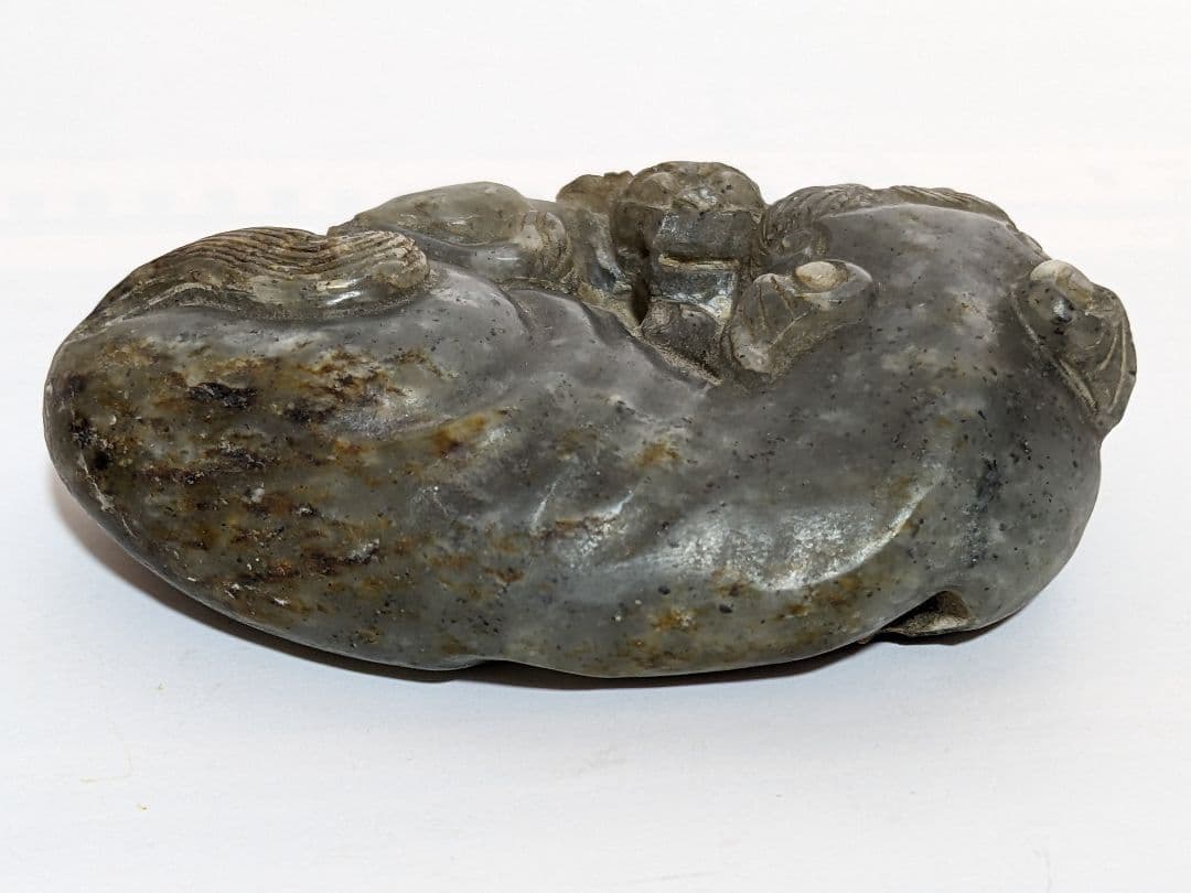 ⭐中国清時代 麒麟 文鎮 文房四宝 玉石文化 古玉 根付け 古美術品 骨董