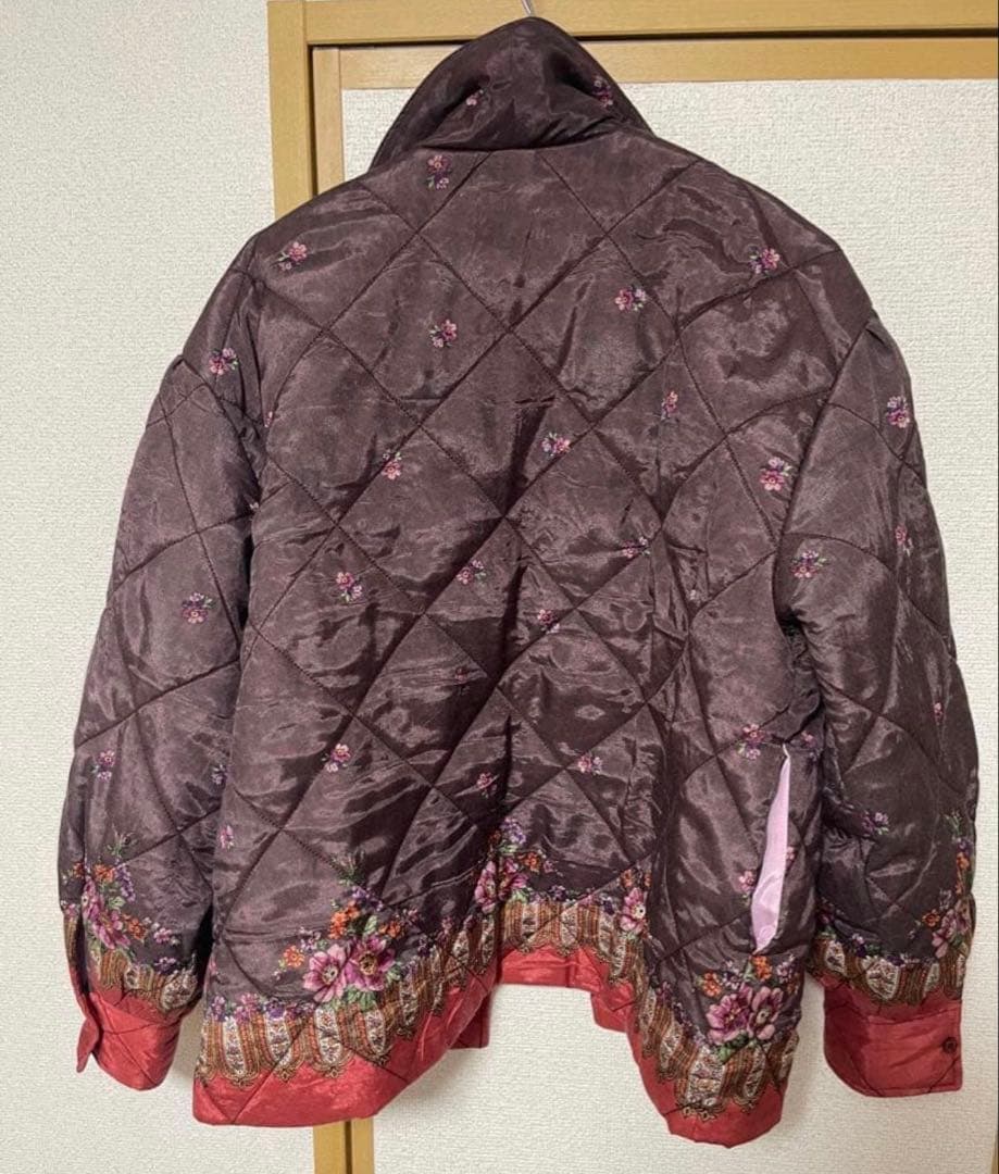 crinkle crinkle crinkle/パターンキルトブルゾン - メルカリ
