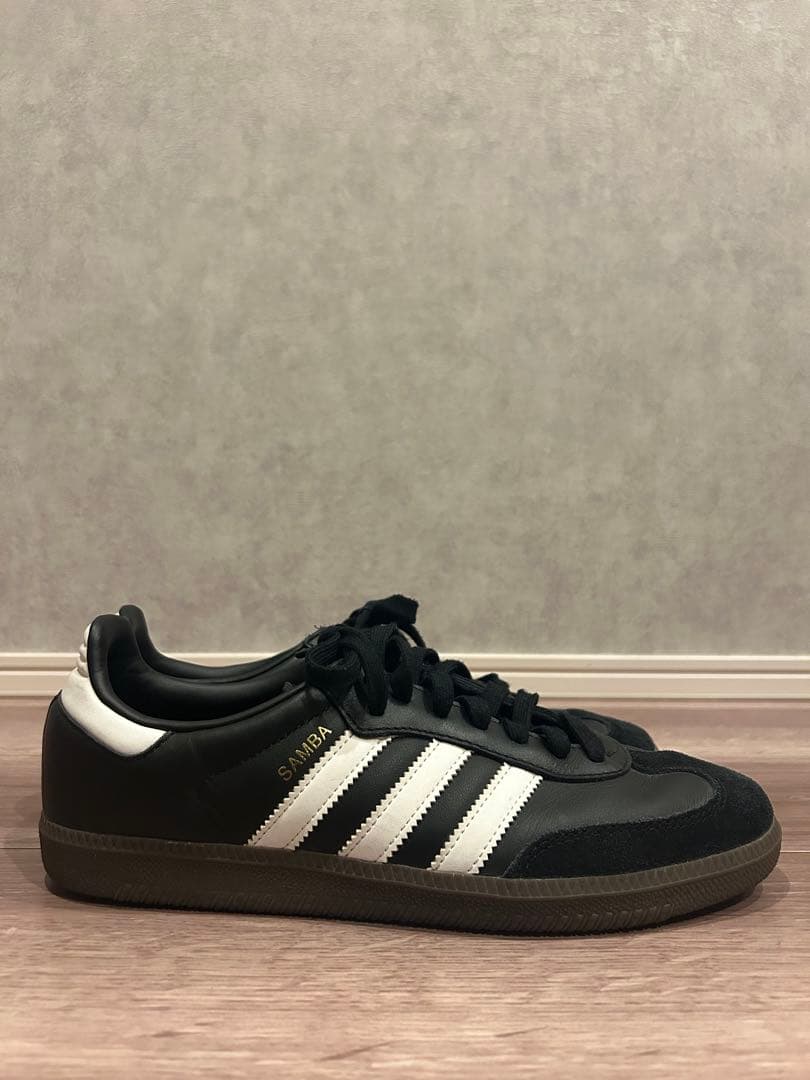 靴 adidas samba adidas SAMBA OG FOOTWEAR WHITE/CORE BLACK/CLEAR GRANITE