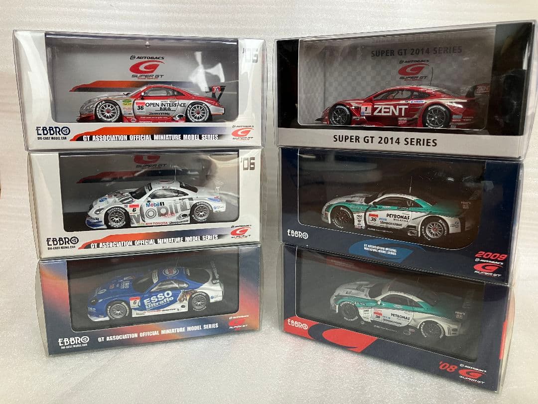 H11【まとめ売り】 エブロ製 1/43 SGT TOYOTA車 6台