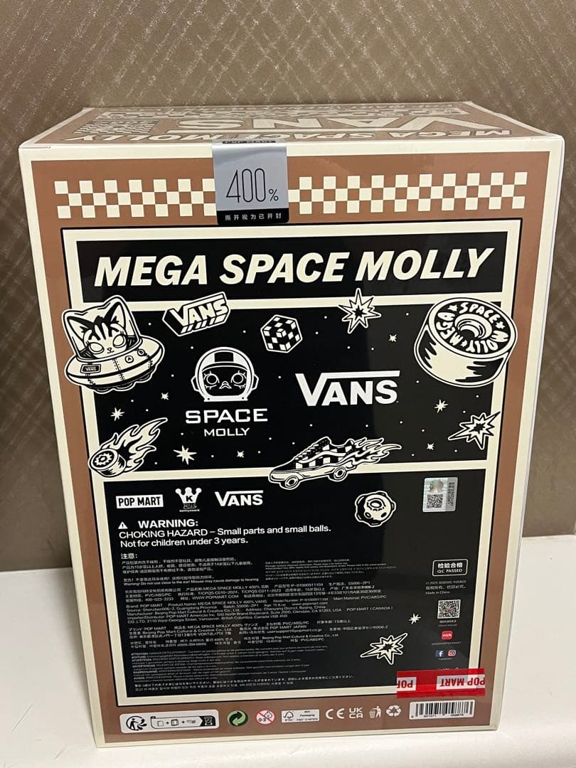 POPMART MEGA SPACE MOLLY 400% VANS - メルカリ