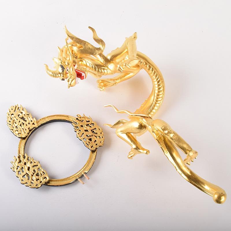 仏教美術 彩色木彫 二十八部衆像 難陀龍王像 歓喜龍王像 仏像 U R7777B