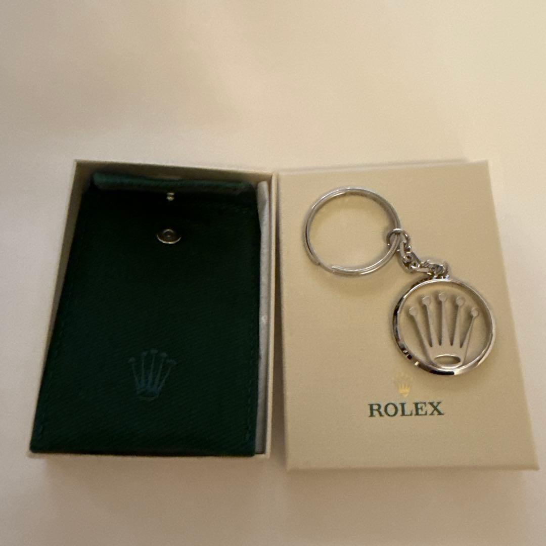 ROLEX シルバーメタルキーホルダー