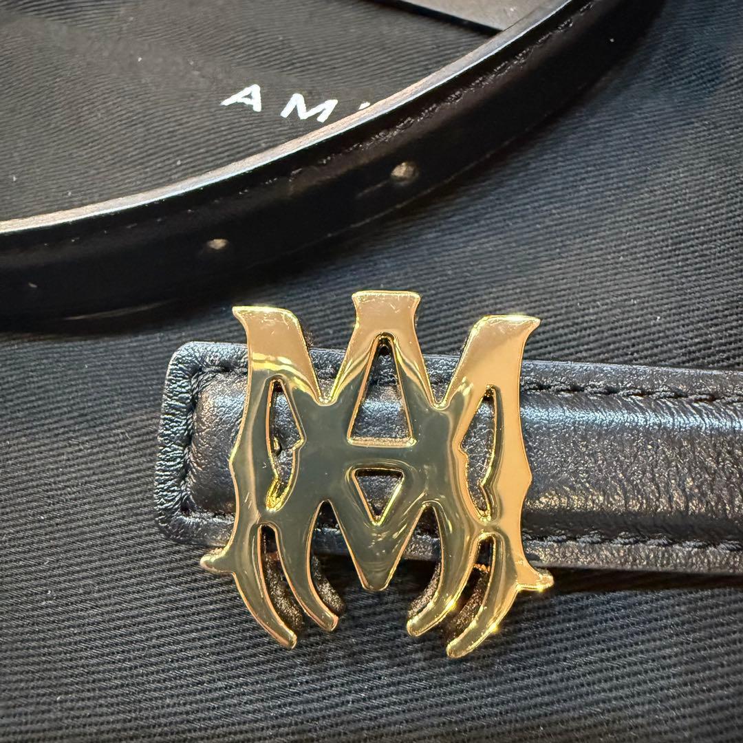 未使用】AMIRI MA 2 CM ベルト アミリ ブラック - メルカリ