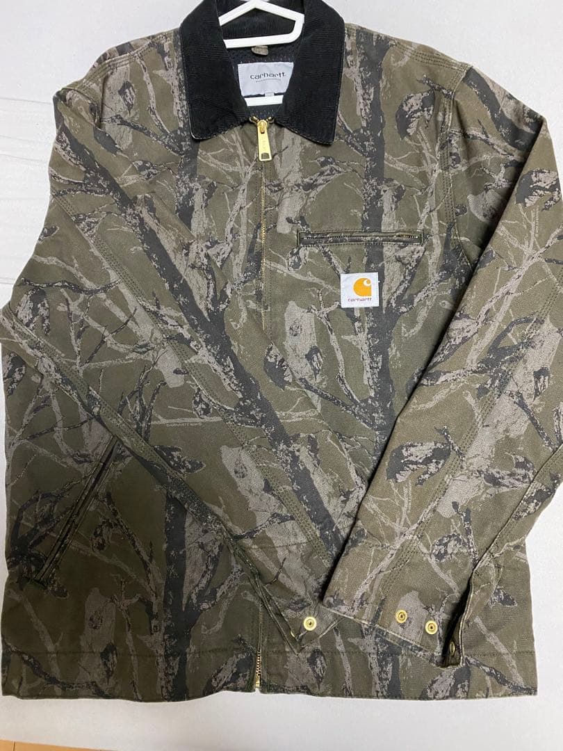 Carhartt WIP デトロイトジャケット カモフラージュ 迷彩柄 - メルカリ