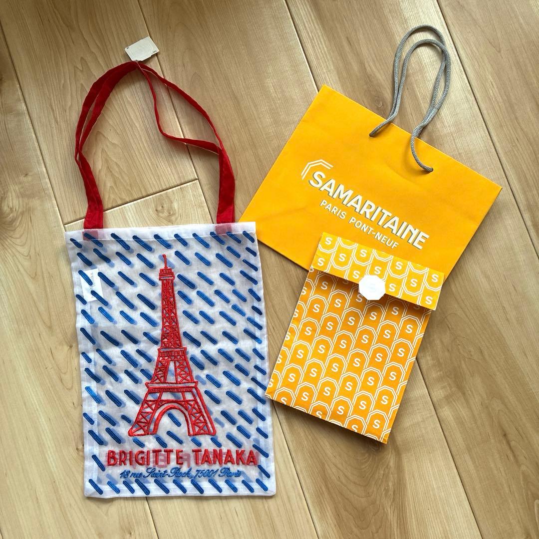 ブリジットタナカ　エコバッグ　トートバッグ　新作　エッフェル塔