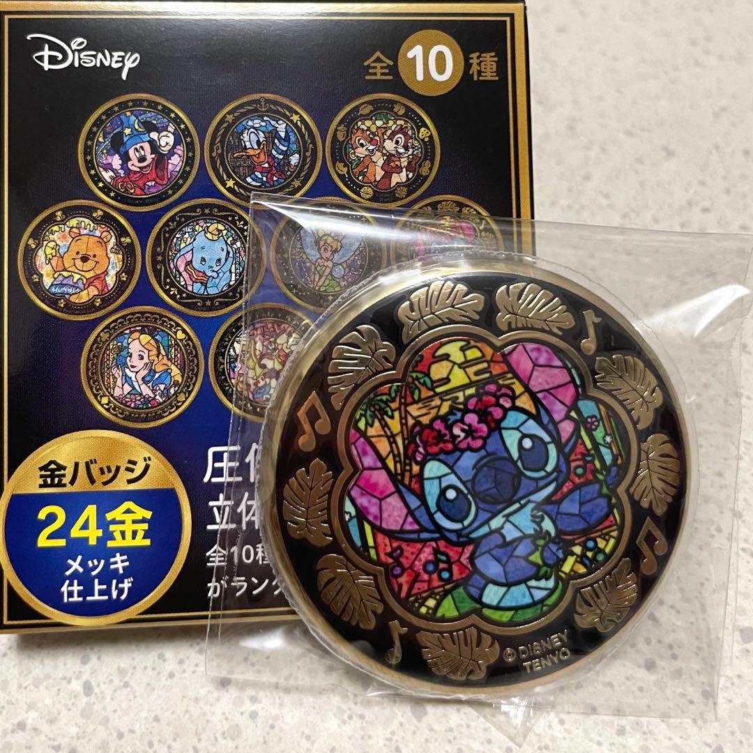 ディズニー金バッジ24金メッキ仕上げ、スティッチ - メルカリ
