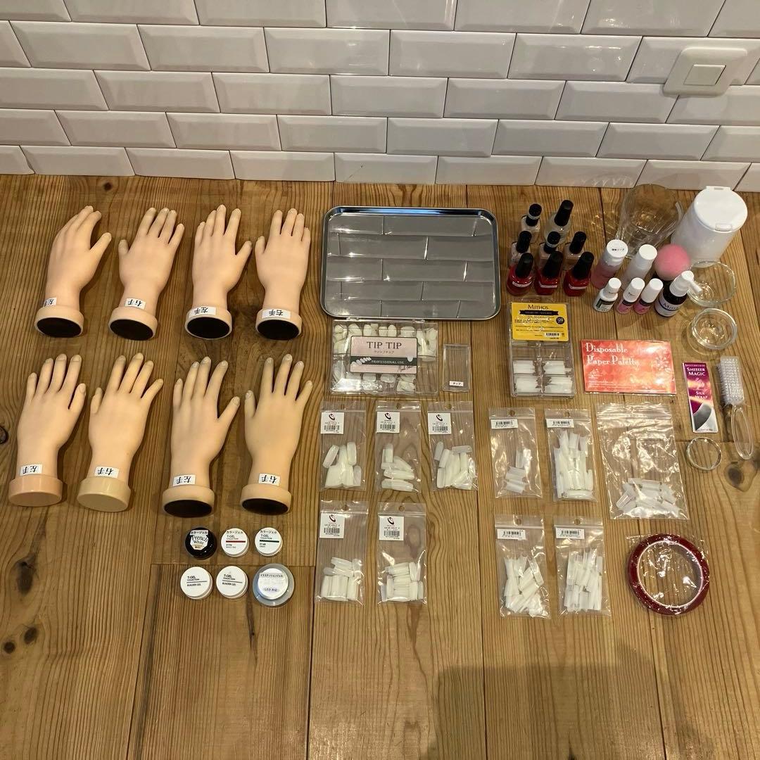 ネイル検定セット　3級　2級　ジェル検定　ハンド　チップ他　まとめ売り 2026 年2月 | ネイリスト検定でモデルハンドの使用が可能に！注意点や