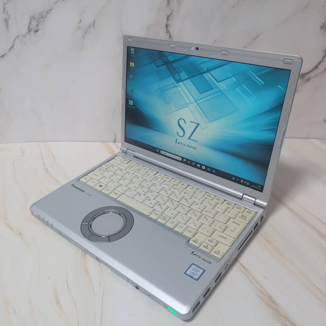 パナソニック レッツノート/i5/メモリ8GB/SSD256/Office搭載 Let's note SZ 【8GBメモリ/256GB SSD】 美品！ 超軽量820g Panasonic