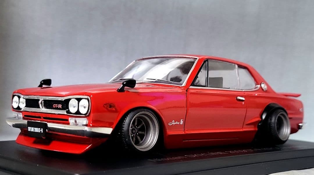 1/24　スカイライン改　ハコスカ2Dr　GT-R　ワタナベ　ホイール　深リム 17inch | レーシングサービスワタナベ