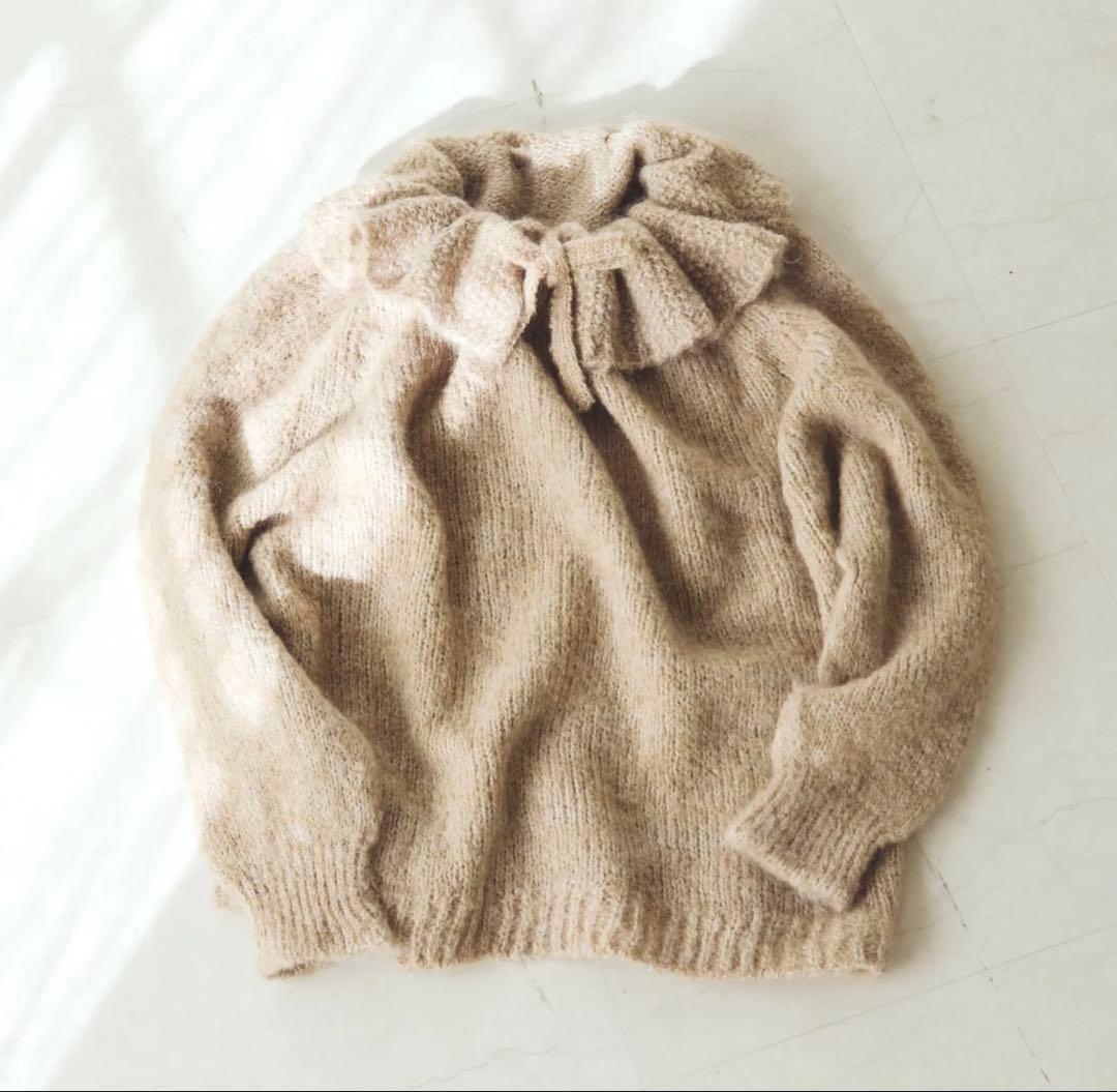 トップス fofofofa HARVEST KNIT / BEIGE