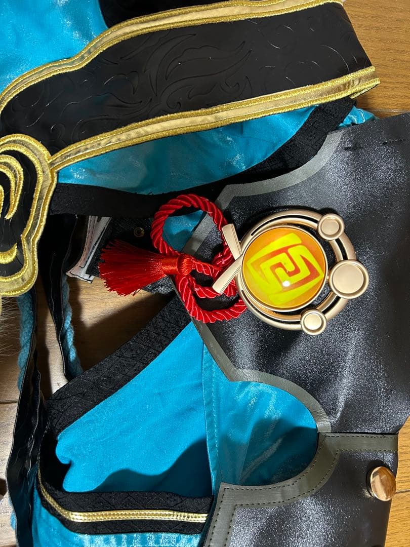 三分妄想【販売終了品】 原神 ゴロー 衣装 ウィッグ 耳2種類付き 下駄