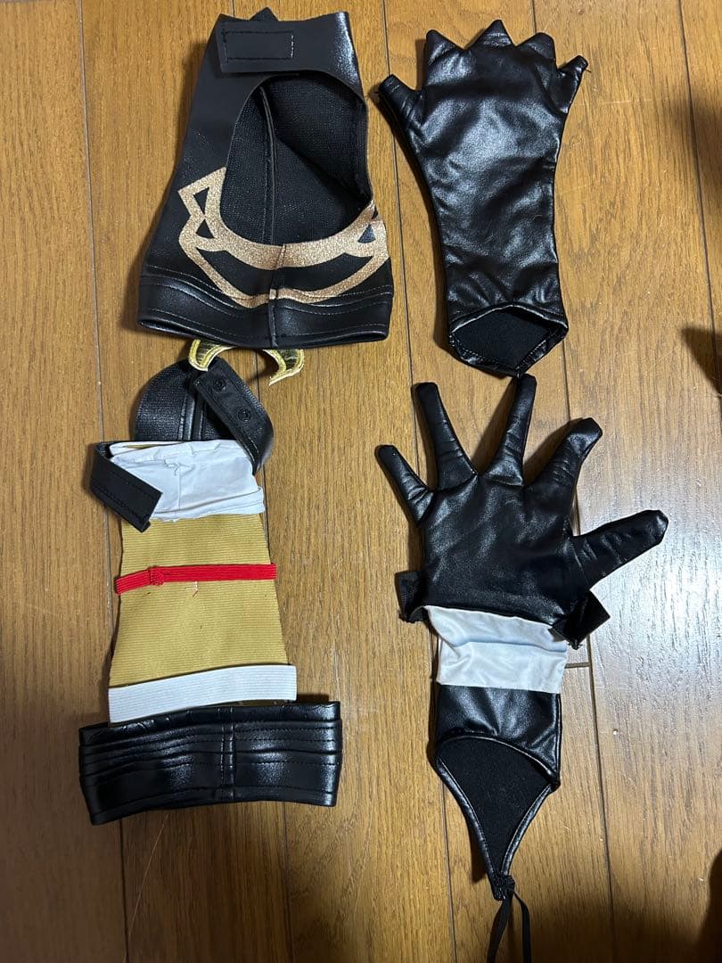 三分妄想【販売終了品】 原神 ゴロー 衣装 ウィッグ 耳2種類付き 下駄