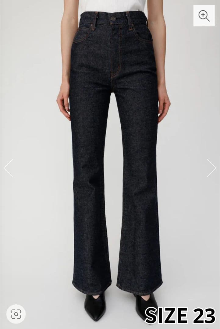 極美品 moussy MVS フレアデニム 010ISA12-2301