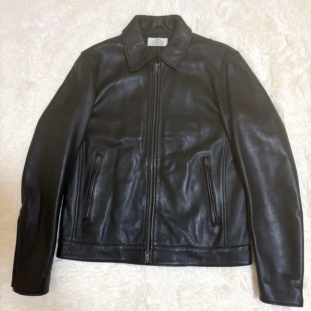 極美品☆ジャーナルスタンダード シープスキン レザー ライダース 革ジャン