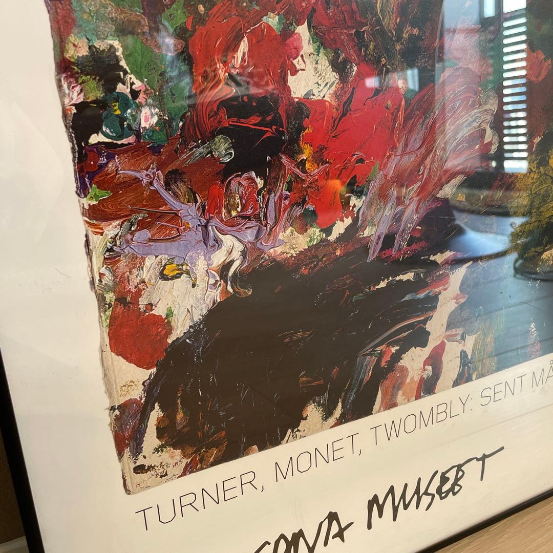 スウェーデン限定 画家『サイ・トゥオンブリー Cy Twombly』ポスター