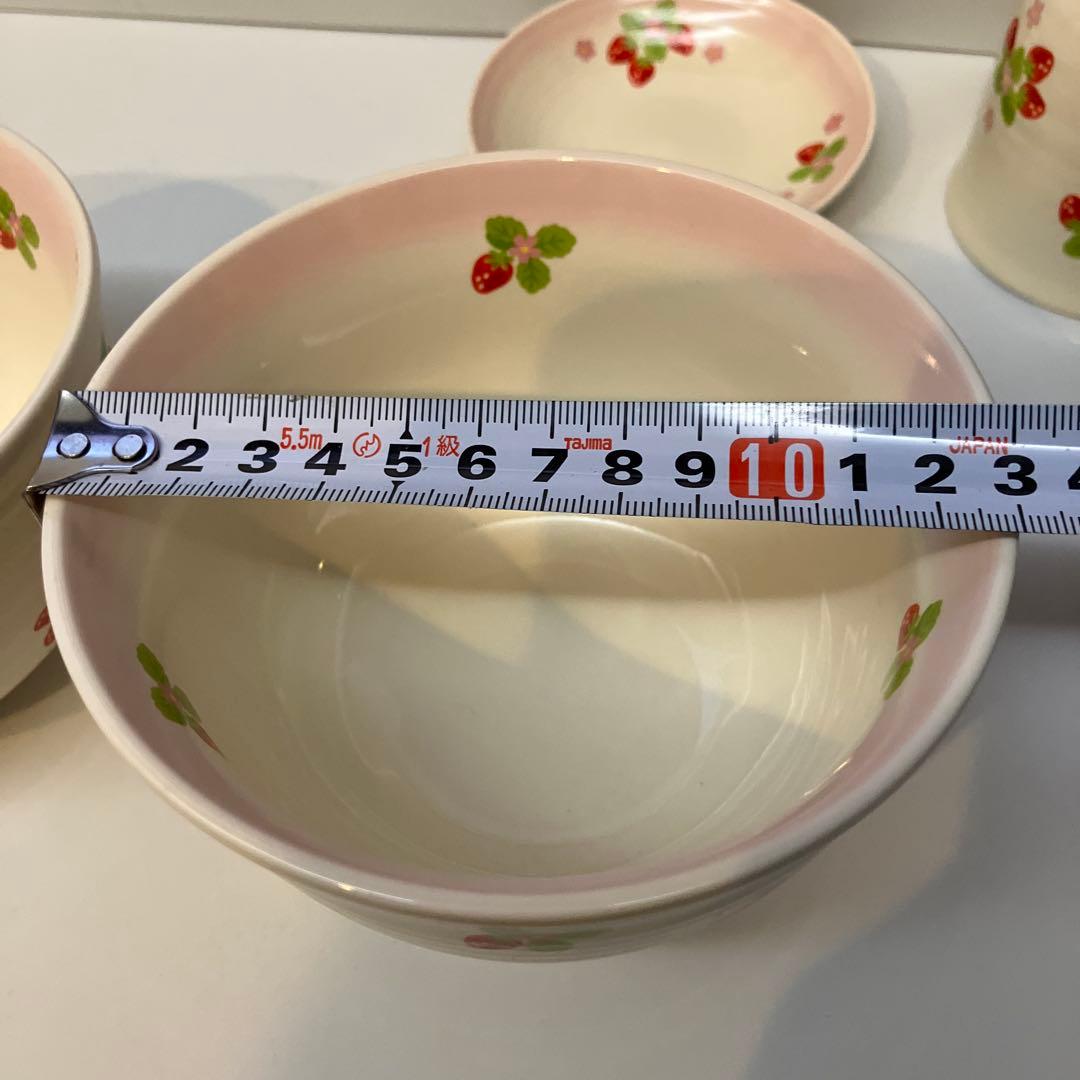 未使用 マザーガーデン 陶器 食器9点セット いちご柄 - メルカリ