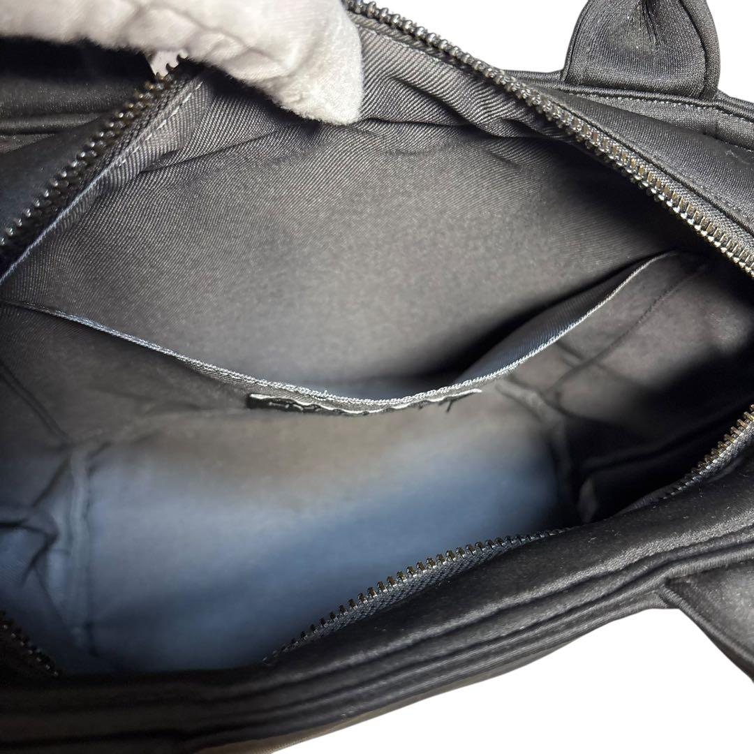 極美品】HYDROGEN スカル 舟形 トートバッグ ファスナー 黒