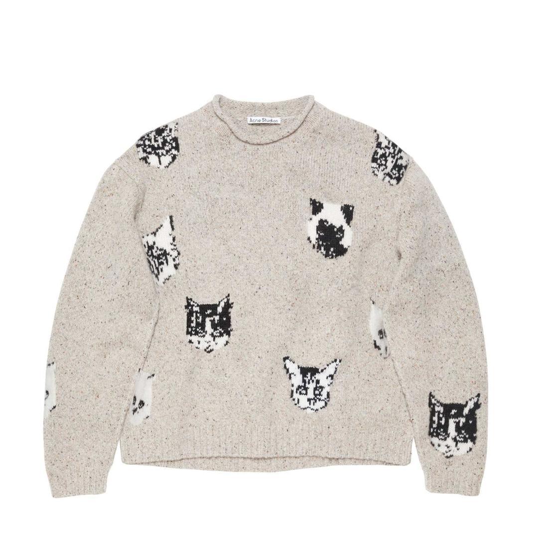 ACNE STUDIOS キャット ジャガードニット スウェット - メルカリ