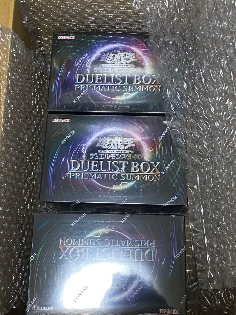遊戯王　未開封　DUELIST BOX PRISMATIC SUMMON 3箱 コナミデジタルエンタテインメント 遊戯王 日本語版 Duelist Box
