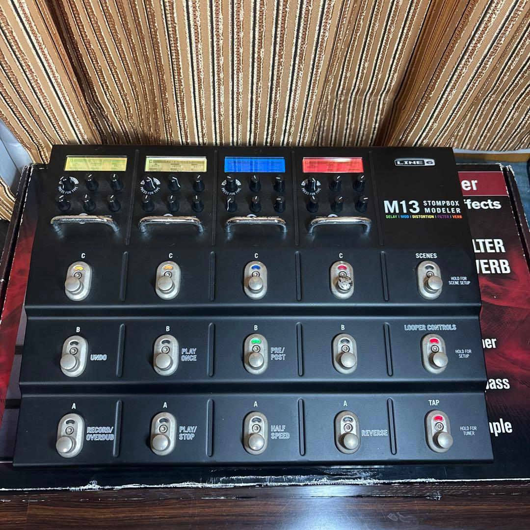 ギター M13 stompbox modeler LINE6