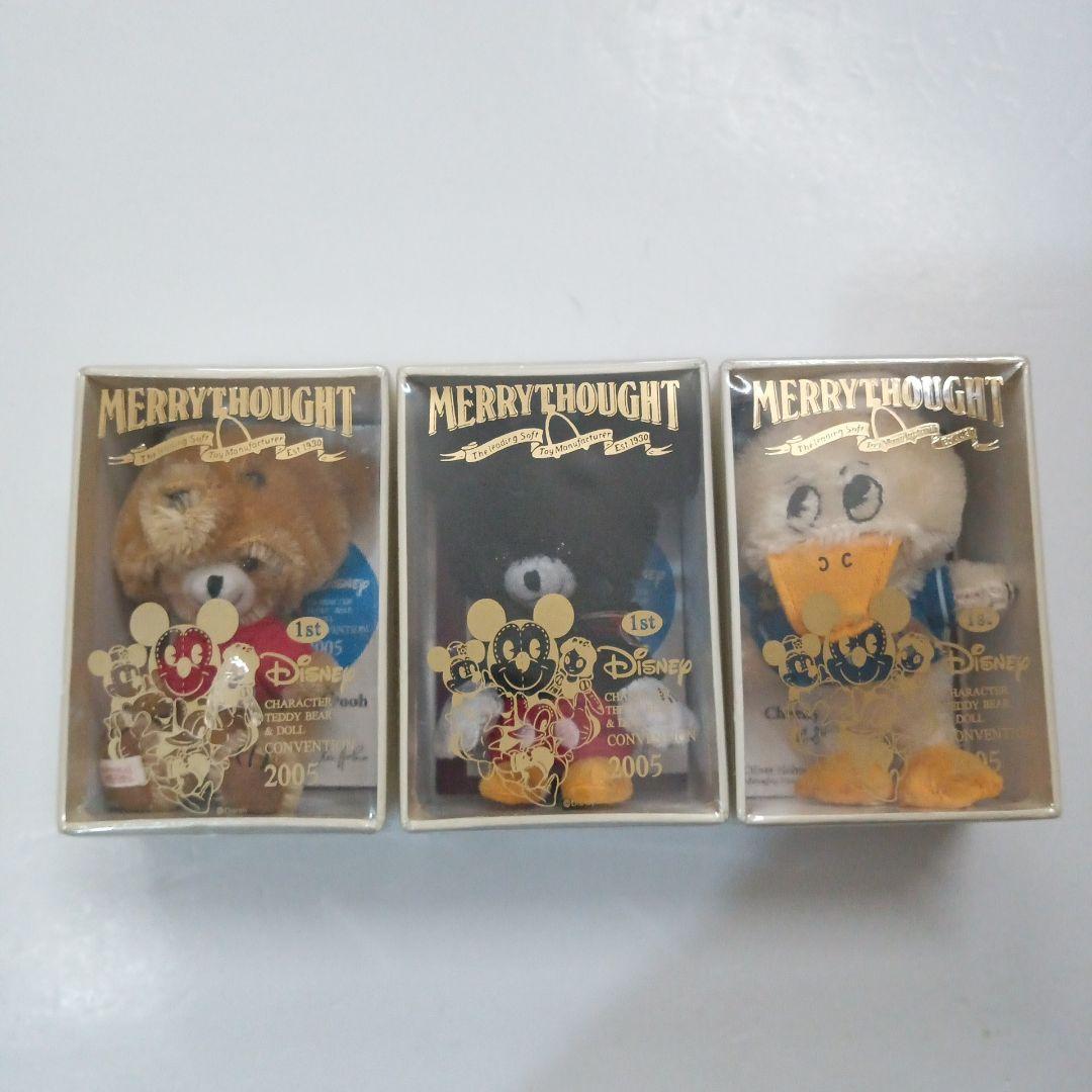 メリーソート　ディズニー　コラボ　ミッキー　ドナルド　くまのプーさん Disneyland ミッキー ドナルド くまのプーさん ぬいぐるみセット