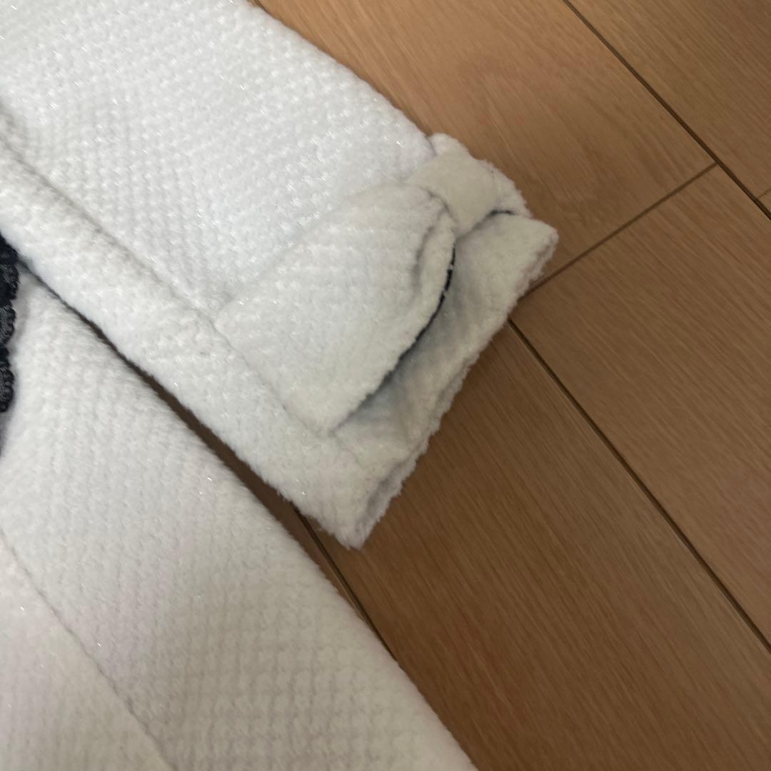希少 リズリサ トゥララ 白のコート リボン レース付き - メルカリ