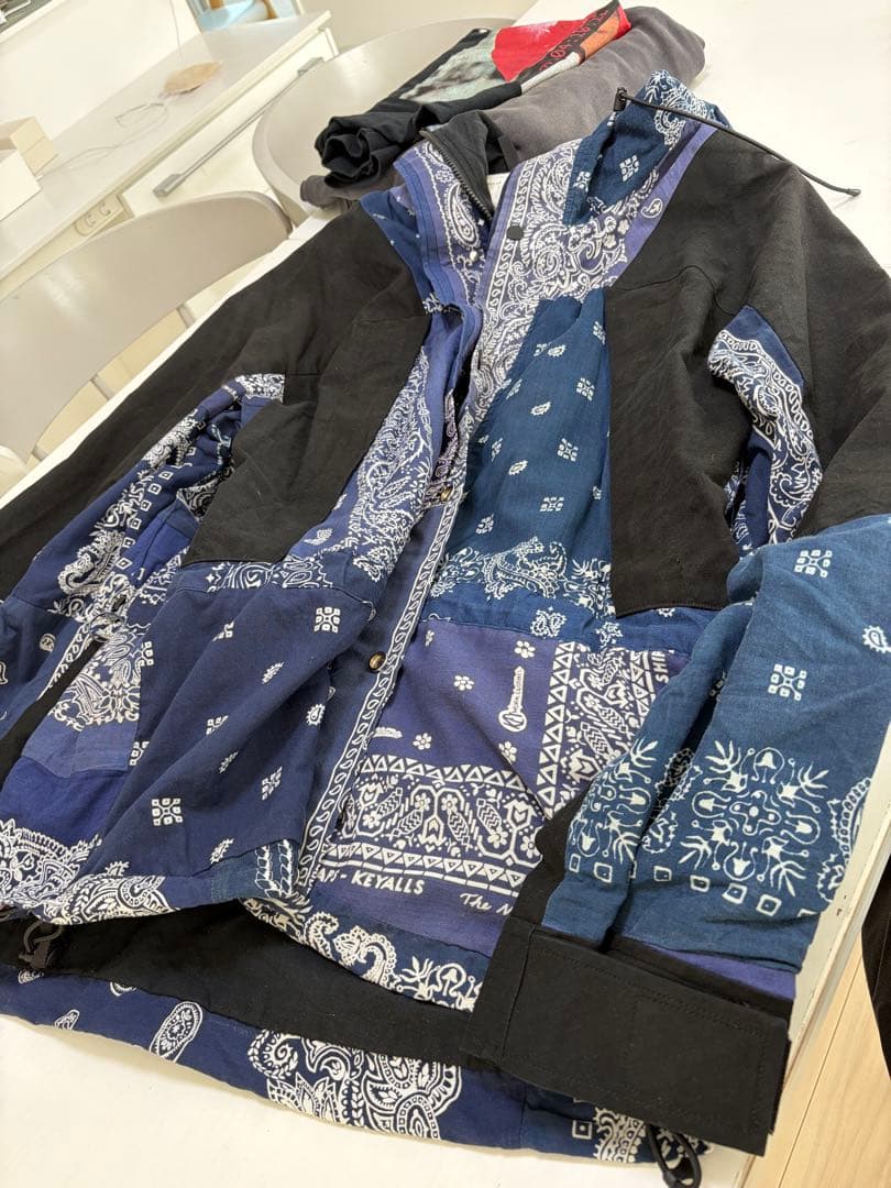 ［最安］readymade マウンテンパーカー　ペイズリー　サイズ1