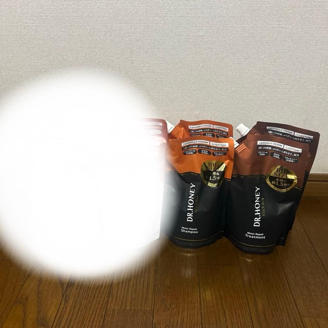 ドクターハニー　ホワイトビー＆ブラックビー　シャンプー＆トリートメント増量セット