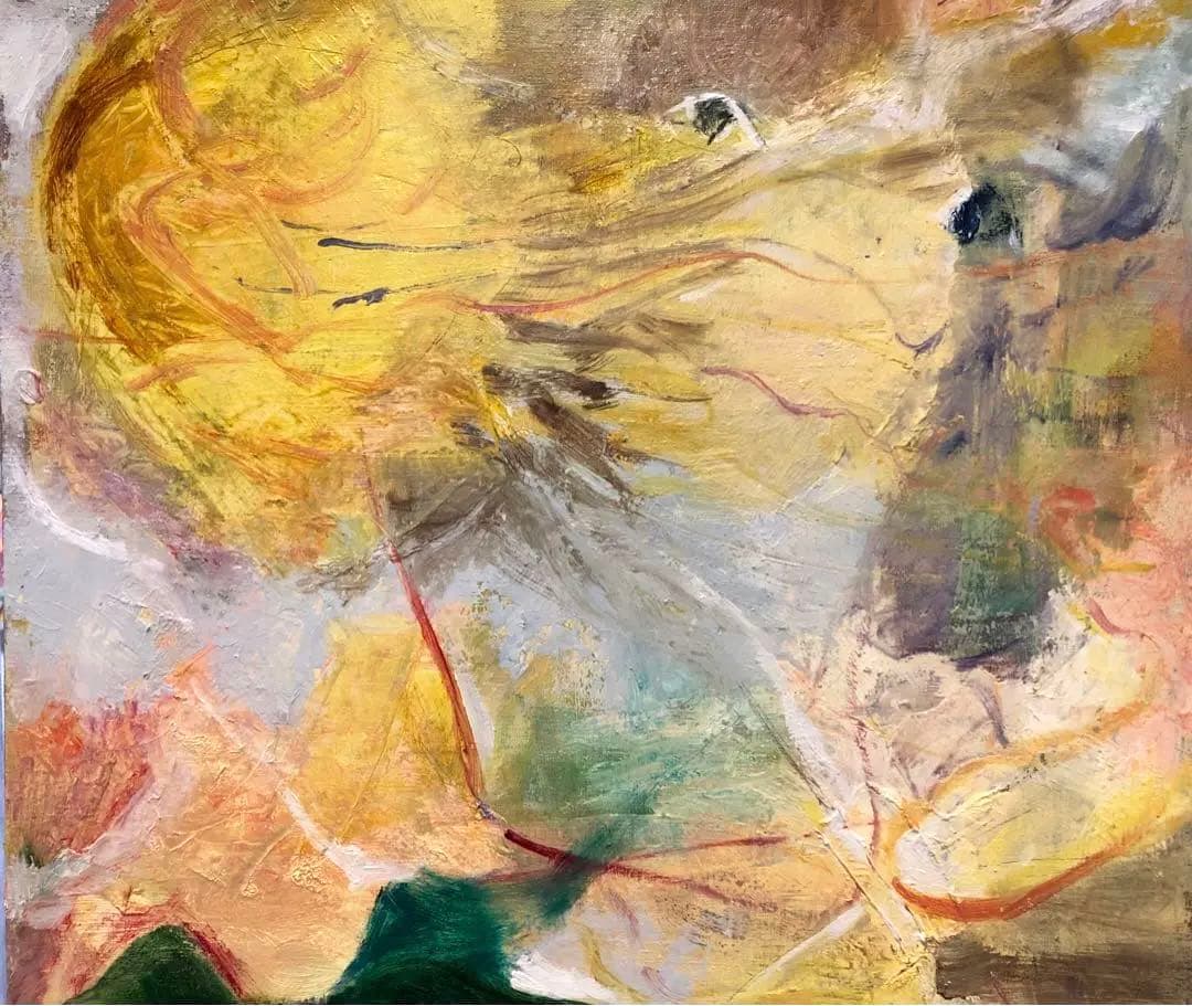 【F10号】レモンクラゲが通る 油彩 原画 油絵 絵画 painting F10号】レモンクラゲが通る 油彩 原画 油絵 絵画 painting - メルカリ