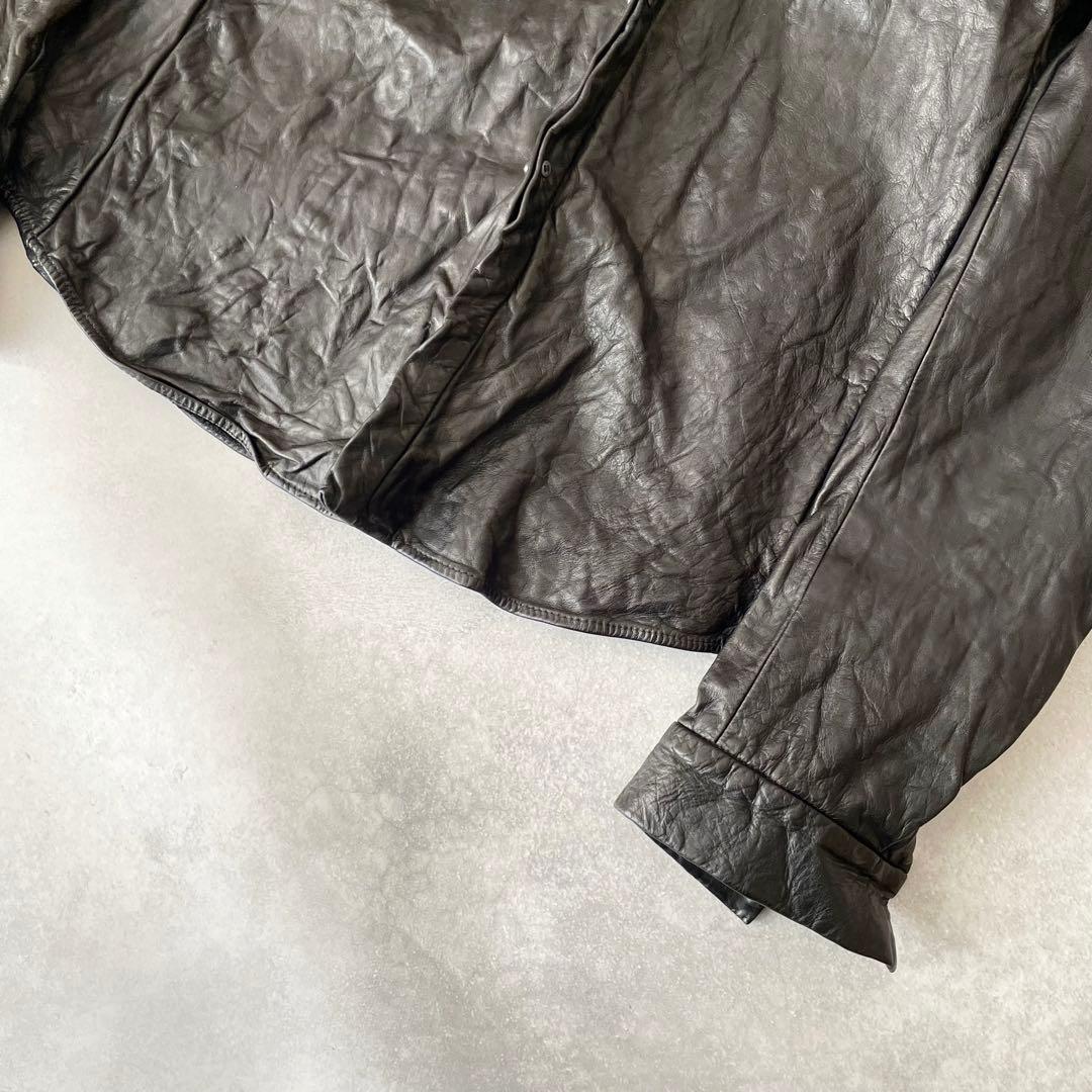 2005AW C DIEM カルペディエム ウォッシャブルレザーシャツ 2 - メルカリ