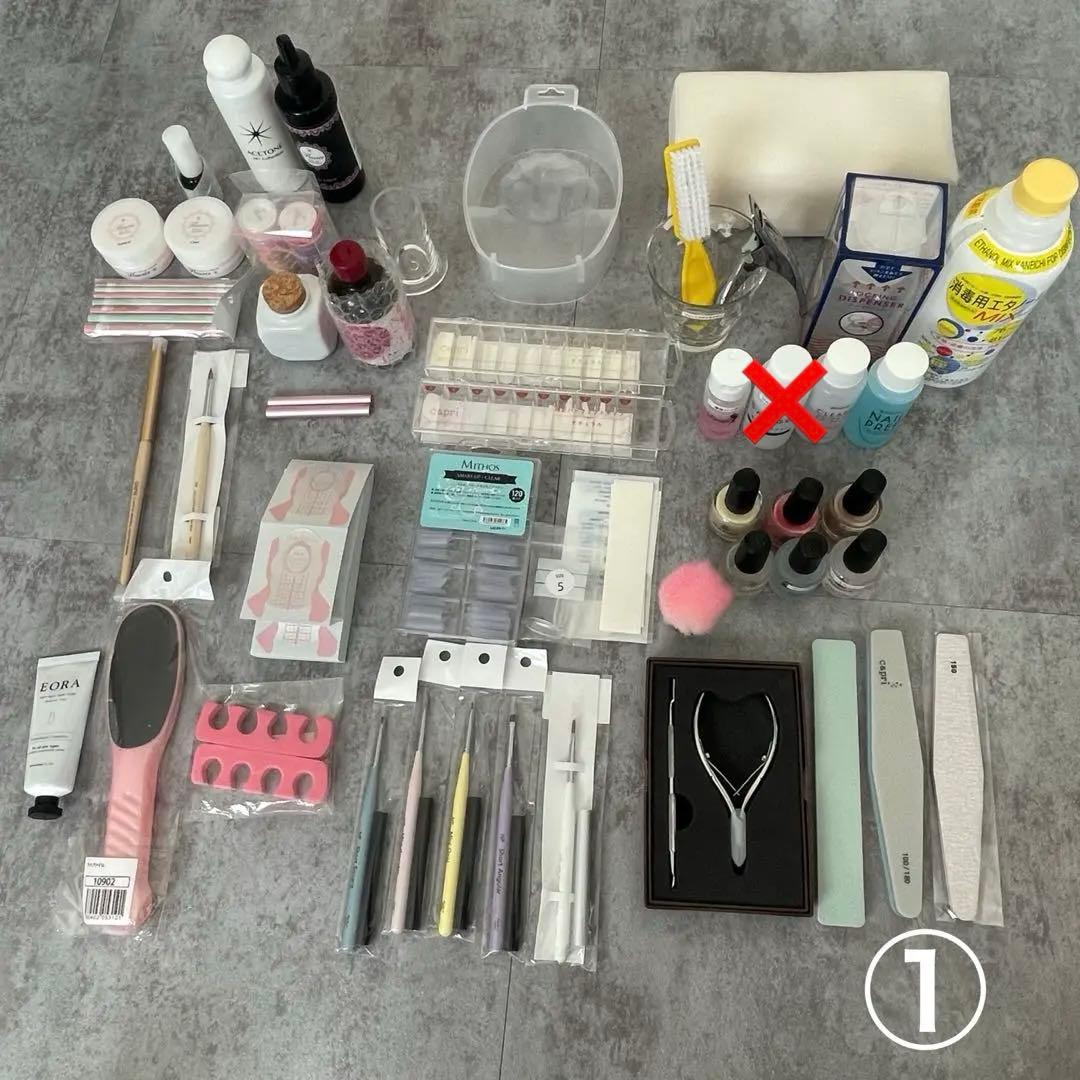 ネイル検定用品　まとめ売り　ネイリスト検定 1級2級　3級　DVD ライト付き