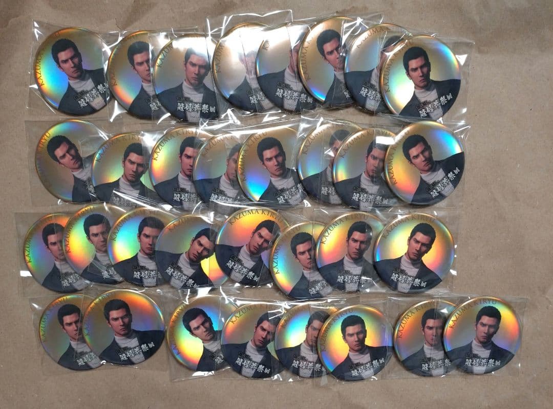 龍が如く　冠婚葬祭展　缶バッジ　桐生一馬　21個セット