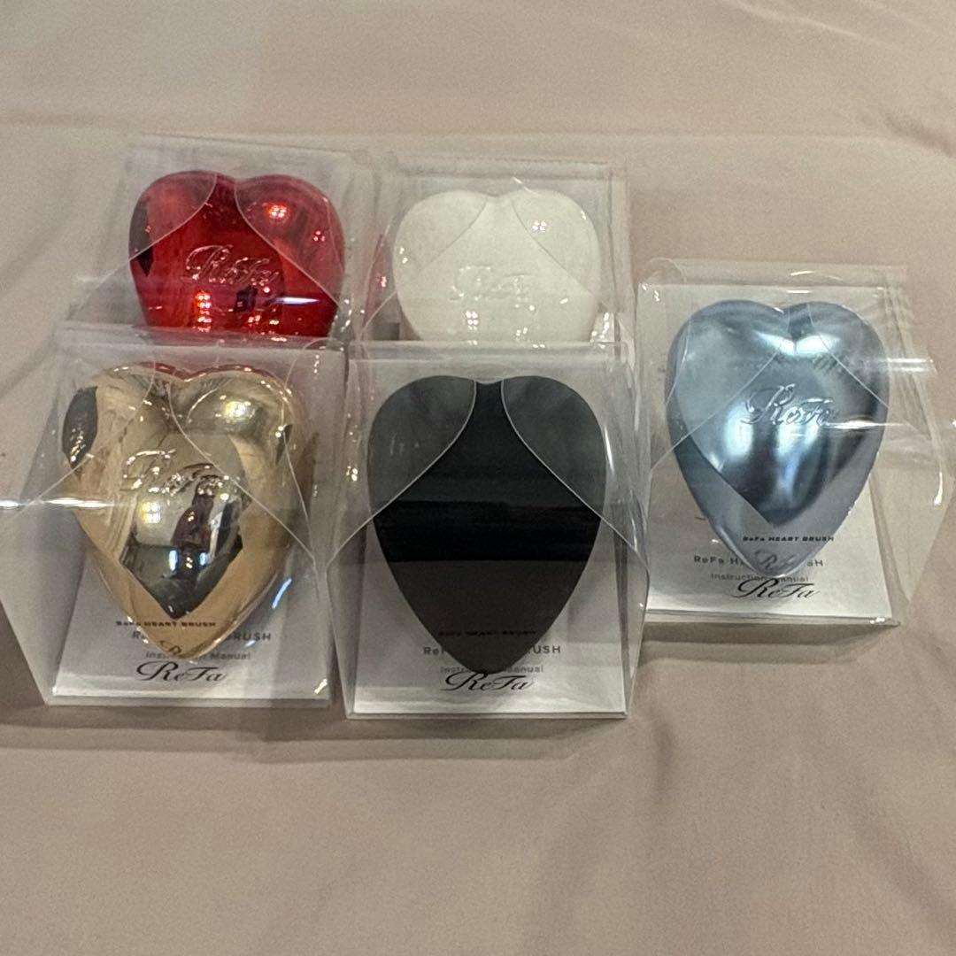 【新品未開封!!】リファ正規品 ハート ブラシ 5色セット(限定色入り)