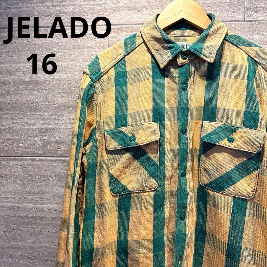 JELADO ジェラード チェックネルシャツ コットン100% ワークシャツ JELADO ジェラード Farmers Shirt ファーマーズシャツ JP01123