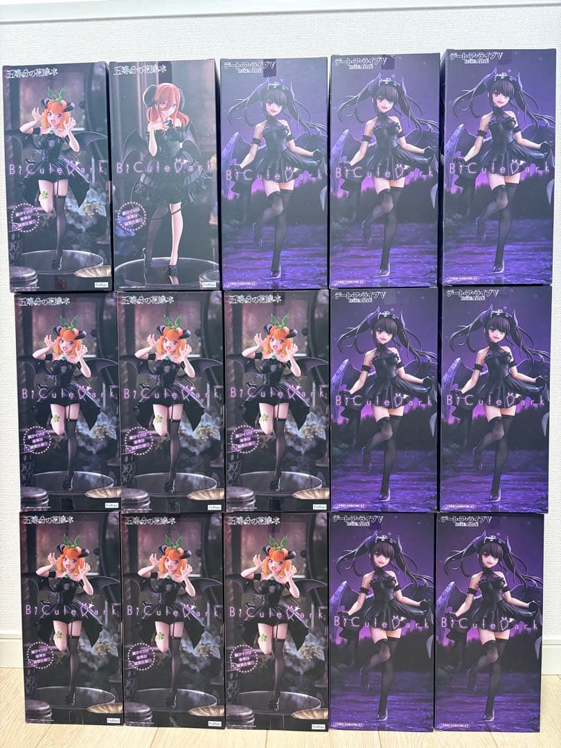BiCute Darkシリーズ 五等分の花嫁 デート・ア・ライブV 合計15体