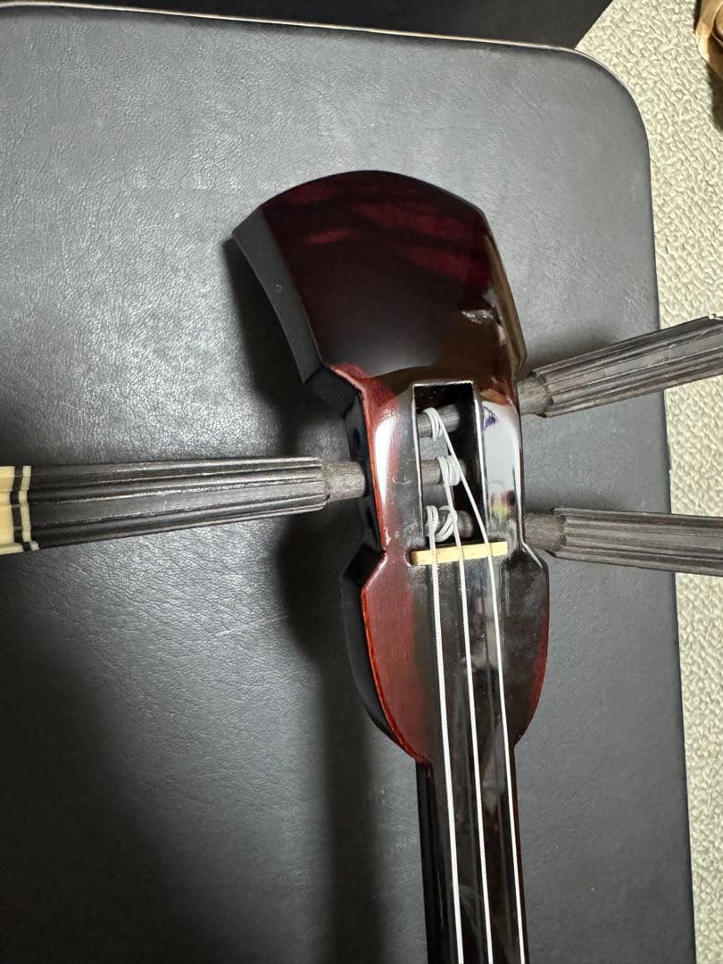 三線 人工皮 ハードケースつき