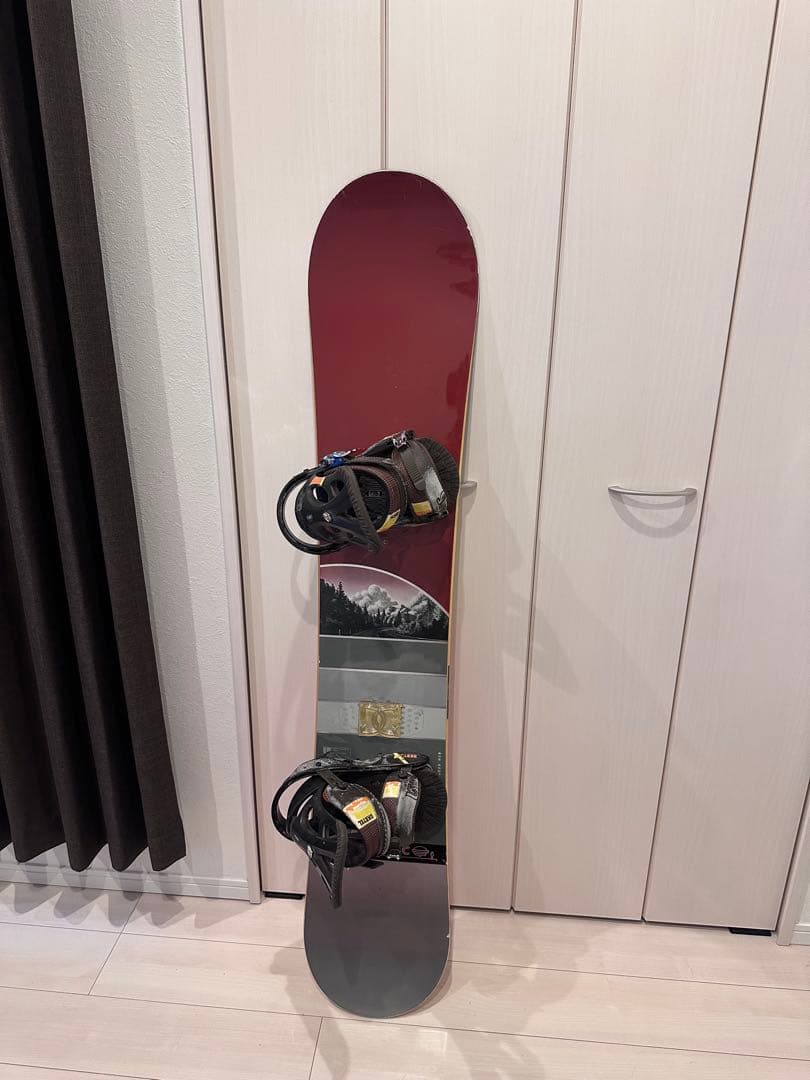 CUSTOM スノーボード burtonビンディング付き 156cm