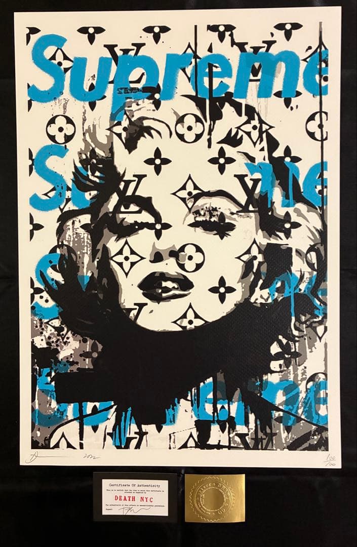 ✴︎世界限定100枚✴︎ DEATH NYC 現代アート ポスター MRM01