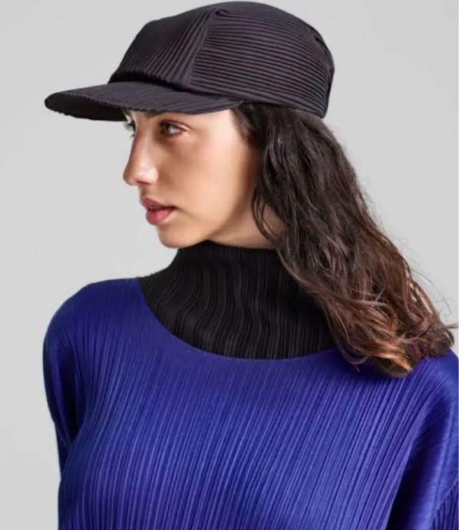 PLEATS PLEASE ISSEY MIYAKE CAP黒　未使用