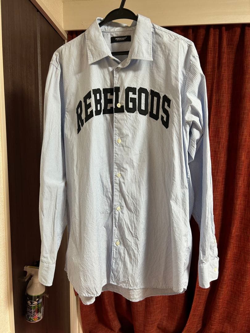 undercover 24ss REBELGODS ストライプ 長袖シャツ