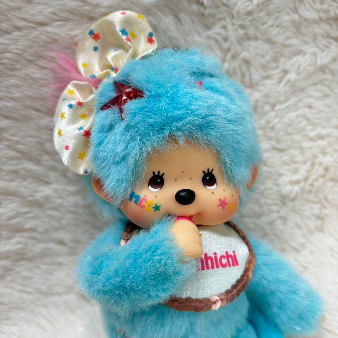 モンチッチ✨オトナラボ コラボ ブルー ぬいぐるみ キーホルダー