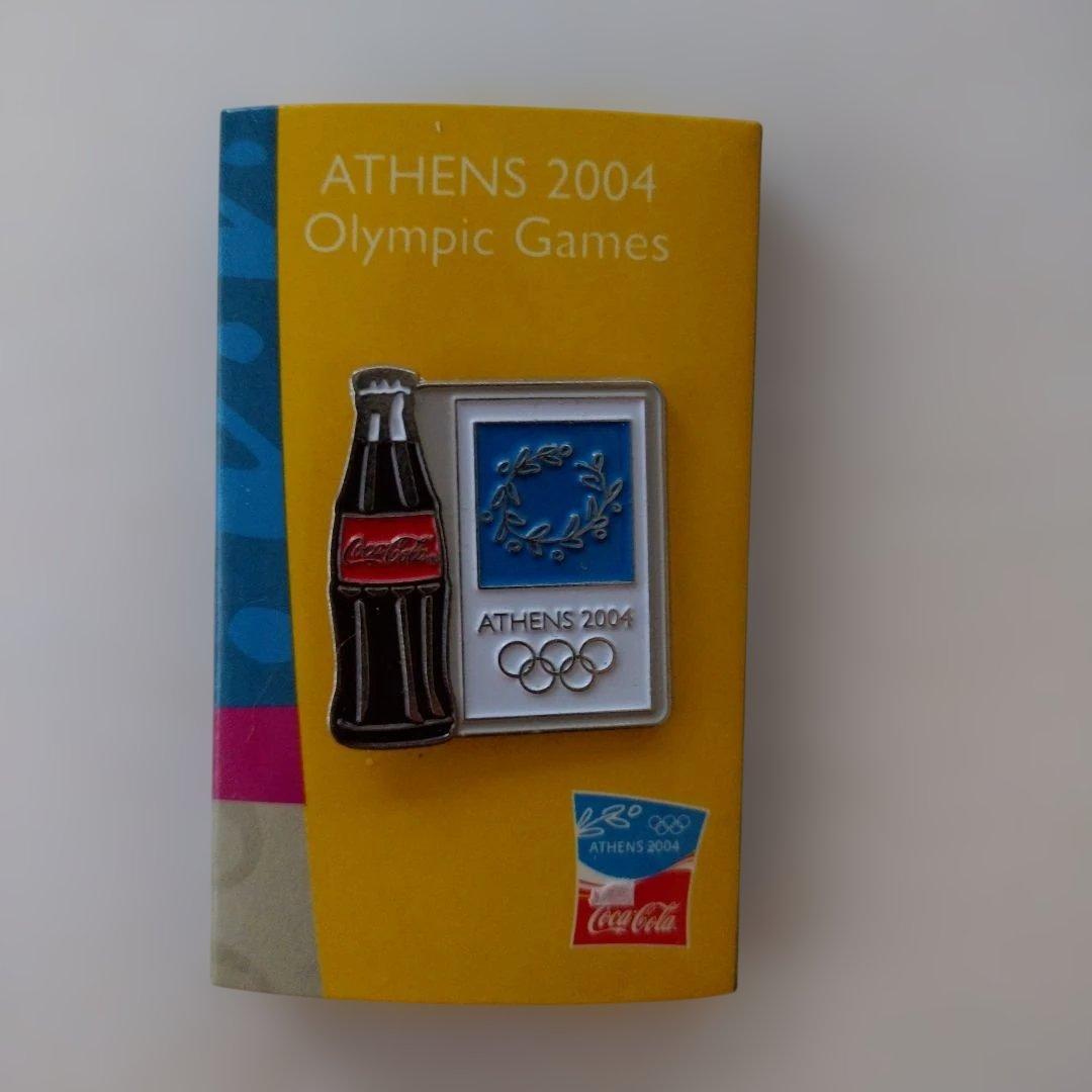 非売品 コカ・コーラ×アテネオリンピック2004 ピンバッジ - メルカリ