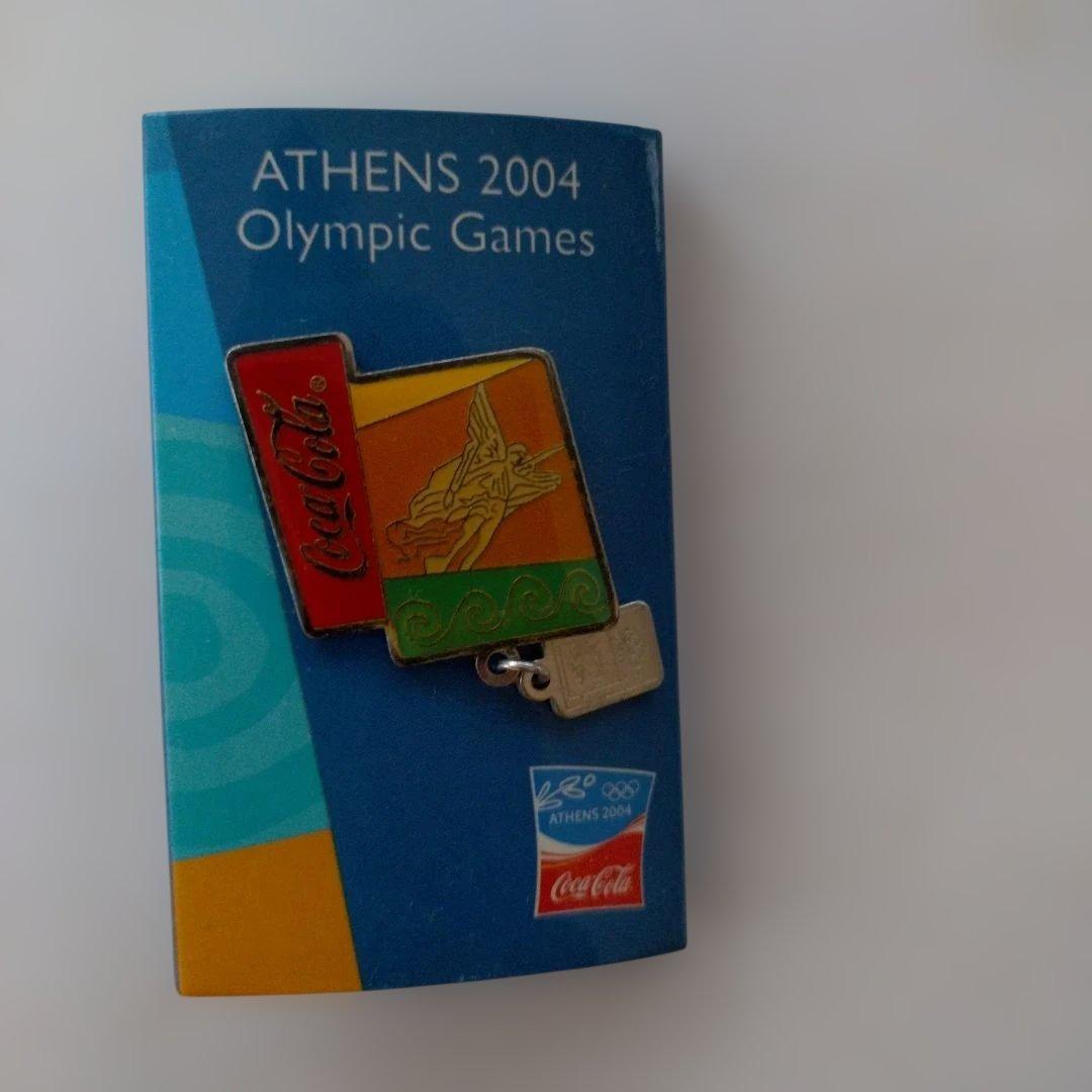 非売品 コカ・コーラ×アテネオリンピック2004 ピンバッジ - メルカリ